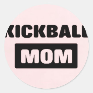 kickballのお母さんのステッカー ラウンドシール