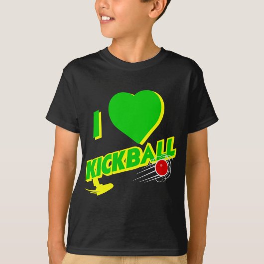 kickball、緑 tシャツ (正面)
