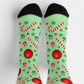 Kickball Christmas Holiday Gifts Socks ソックス (上部)