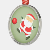 Kickball holiday gifts メタルオーナメント (左)