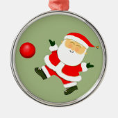 Kickball holiday gifts メタルオーナメント (正面)