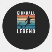 Kickball Legend ラウンドシール (正面)