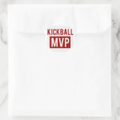 kickball mvpステッカー ラウンドシール (バッグ)