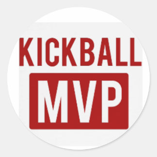 kickball mvpステッカー ラウンドシール