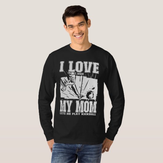 Kickball Player Kids Tシャツ (正面フル)