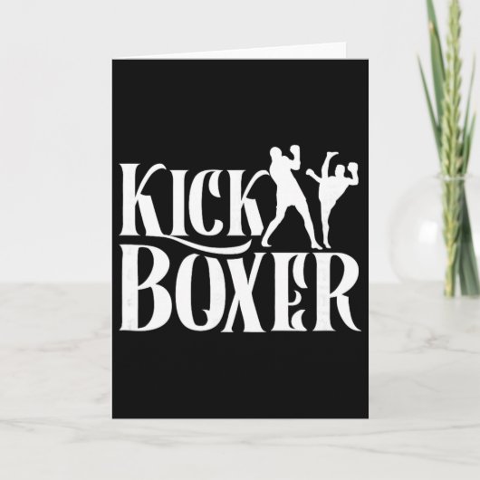 Kickboxer Kickbox Kick Boxing Kickboxing Martial A カード (正面)