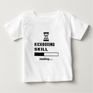 Kickboxingの技術のローディング...... ベビーTシャツ