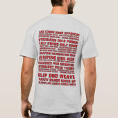 kickboxingスタイル tシャツ (裏面)