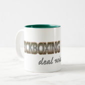 KICKBOXING ツートーンマグカップ (正面左)