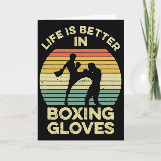 Kickboxing Design For A Muay Thai Fighter カード (正面)