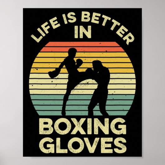 Kickboxing Design For A Muay Thai Fighter  ポスター (正面)