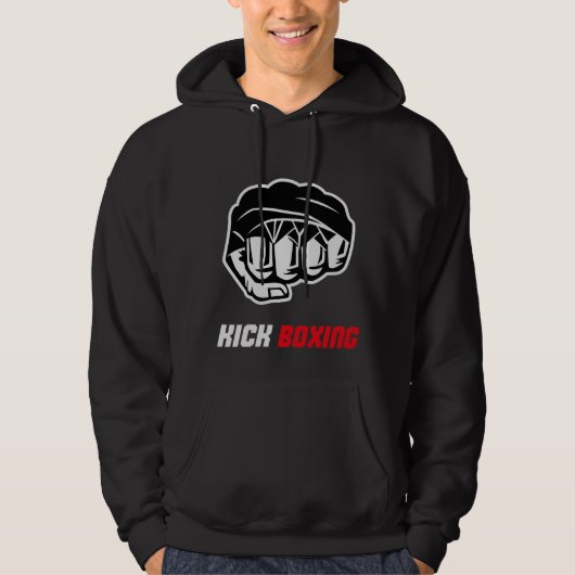 Kickboxing Fight Fist パーカ (正面)