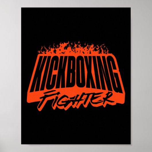 Kickboxing Fighter, Training, Sportswear, Boxing, ポスター (正面)