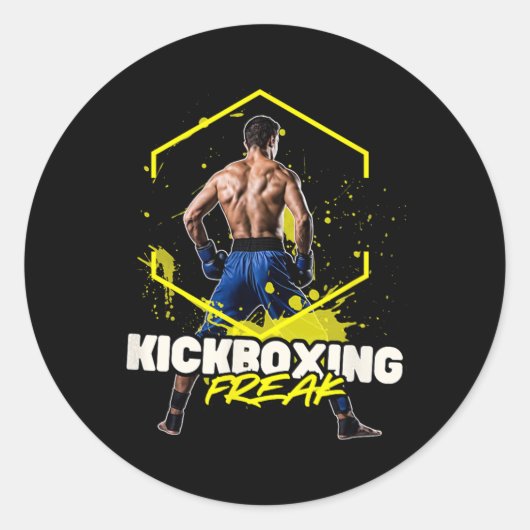 Kickboxing Freak  ラウンドシール (正面)