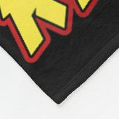 Kickboxing Grandpa Martial Arts フリースブランケット (角)