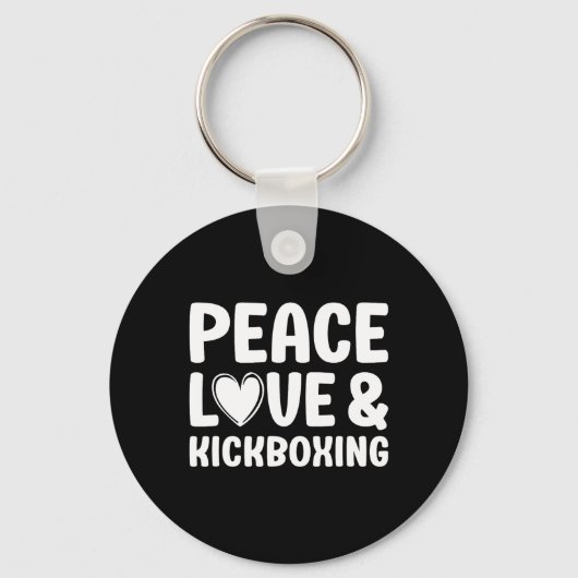 Kickboxing I Love Kickboxing Kickboxer  キーホルダー (正面)