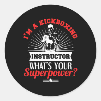 Kickboxing Instructor Kickboxer Job Title  ラウンドシール