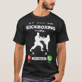 Kickboxing Is Calling I Must Go Muay Thai Hobby Ki Tシャツ (正面)