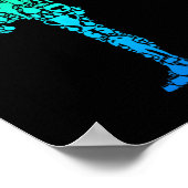 Kickboxing Kickboxer Karate Kids Boys Men  ポスター (角)