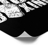 Kickboxing Kickboxer Kickbox Kick Boxing Martial A ポスター (角)