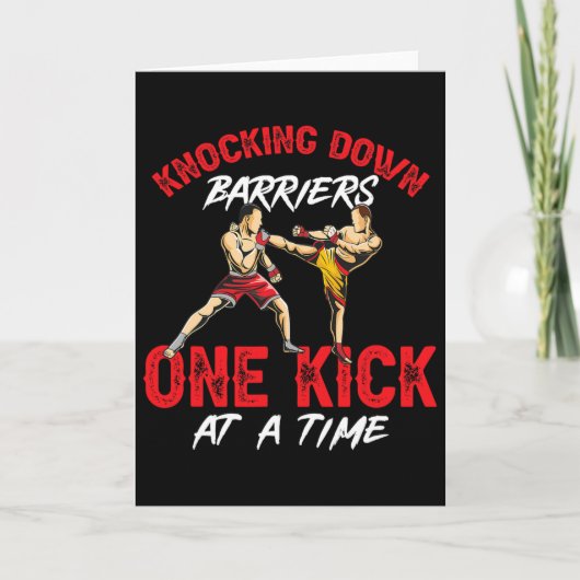 Kickboxing Kickboxer Knocking Down Byrriers One Ki カード (正面)