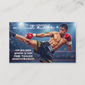 Kickboxing Martial Arts Muay Thai Instructor 名刺 (裏面)