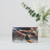 Kickboxing Martial Arts Muay Thai Instructor 名刺 (スタンド正面)