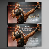 Kickboxing Martial Arts Muay Thai Instructor 名刺