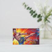 Kickboxing Martial Arts Muay Thai Instructor 名刺 (スタンド正面)