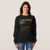 Kickboxing Mom Definition Kickboxing Mom For Women スウェットシャツ (正面フル)
