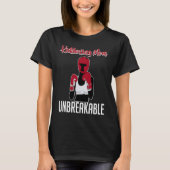 Kickboxing Mother Unbreakable Hobby Kickboxing Tシャツ (正面)