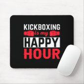 Kickboxing My Happy Hour Funny Kick Boxing  マウスパッド (マウス)