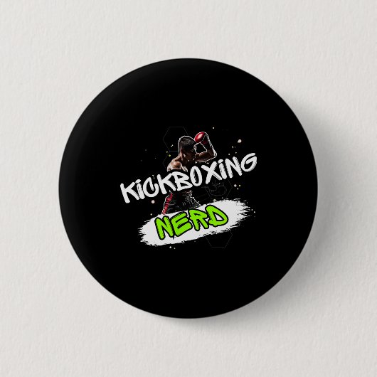 Kickboxing Nerd  缶バッジ (正面)