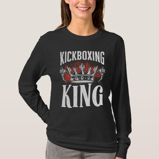 Kickboxing Vintage Kickboxing King Tシャツ (正面)