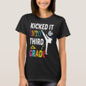 Kicked into 3rd Grade Karate Back To School Tシャツ (正面)