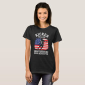 Kicker Because Quaterbacks Need Heroes Too America Tシャツ (正面フル)