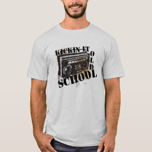 Kickinそれ古い学校 Tシャツ