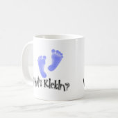 Kickin'?のベビーの発表のマグはである何 コーヒーマグカップ (正面左)