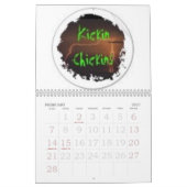 Kickin Chickins Calander カレンダー (2月 2027)