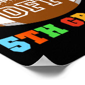 Kicking Off 5th Grade Football Kids Back To School ポスター (角)