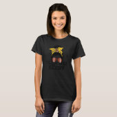 Kickoffサッカーの女の子のゲームまでメッシーバンクラシー Tシャツ (正面フル)