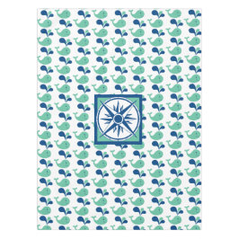 KIdのパーティーがクジラ漫画のテーブルクロスを噴出 テーブルクロス