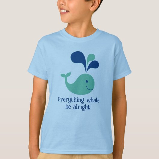 KidのTシャツ「クジラは大丈夫!」 Tシャツ (正面)