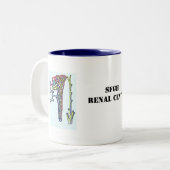 kid08、kid08bのSFGHの腎臓の中心 ツートーンマグカップ (正面左)