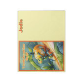 Kid Affirmation: "I Try My Best and Never Give Up" ノートパッド (回転)