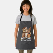 Kid Apron : My Dad My Old Me (grey) エプロン (インサイチュ)