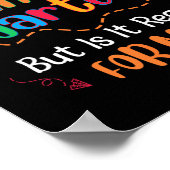 Kid First Day Of Kindergarten Outfit For Boys Back ポスター (角)