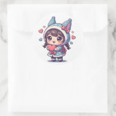 Kid-Friendly & Playful Sticker ラウンドシール (バッグ)