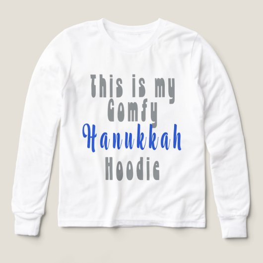 Kid Hanukkah Hoodie (デザイン正面)
