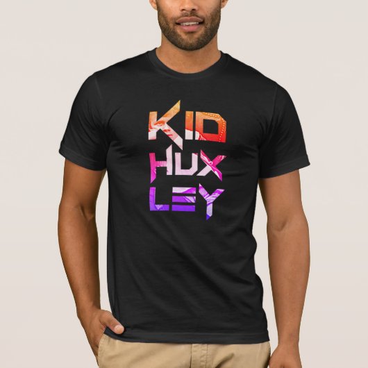 Kid Huxley - Young Aldous Huxley (大きなロゴ) Tシャツ (正面)